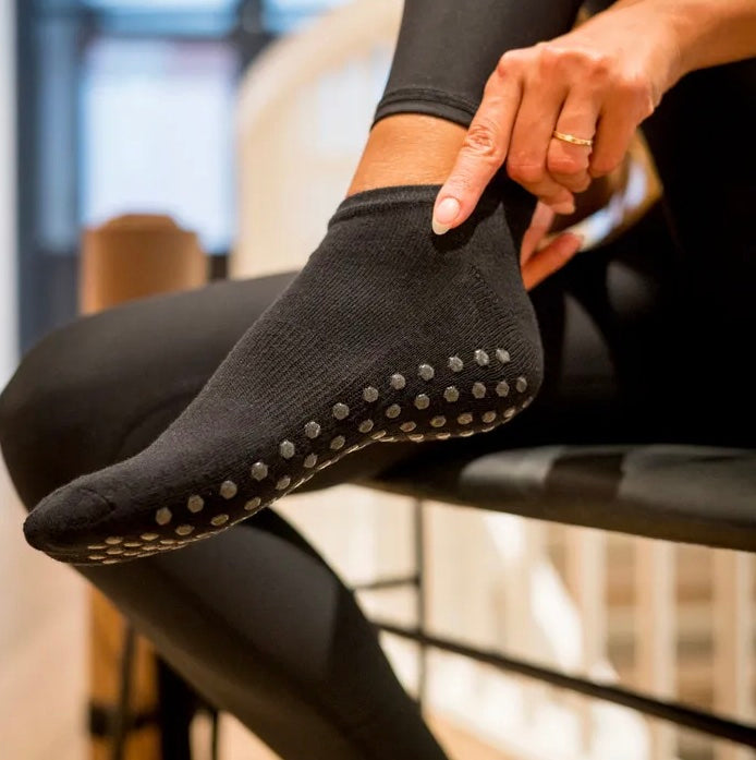 The Classic Grip Sock Pack - 3 Pack Women's SHASHI Grip Socks Small /  Medium for Pilates, Barre, Yoga 