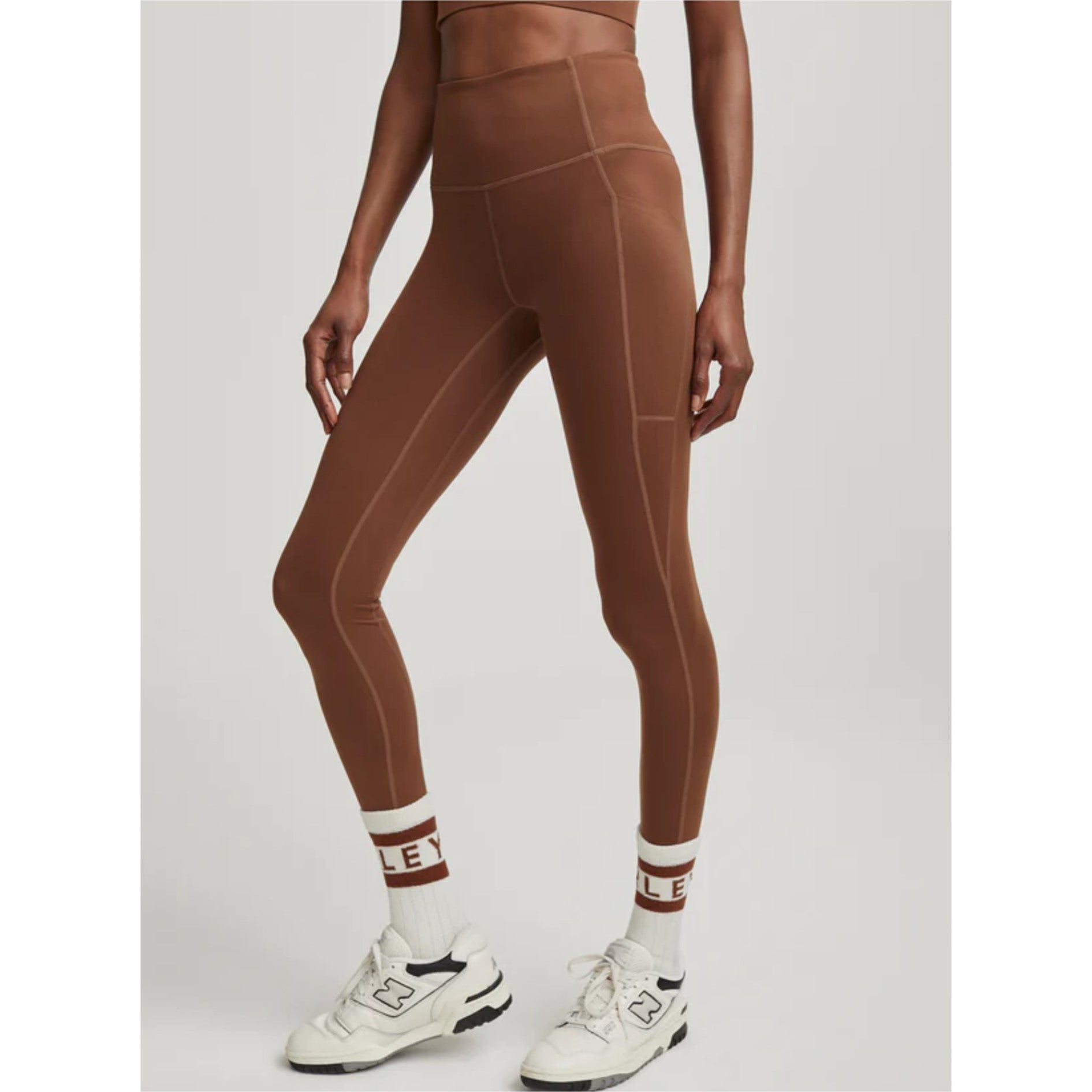 Let's Move 25 High Rise Pocket Leggings - Cocoa Brown Cocoa Brown / XS