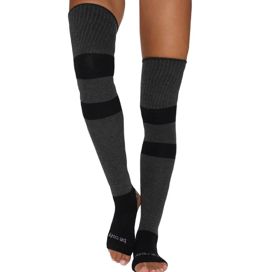 Be Cozy - Space Stirrup Grip Leg Warmers (Barre / Pilates)