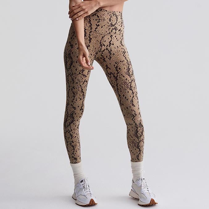 Women's Active XL Leopard Print Workout Leggings. • High rise