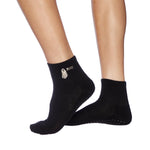 souls LA boo ghost crew black grip socks