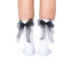 Arebesk Anna Black Bow Grip Socks