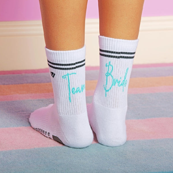 Team Bride Crew Grip Socks