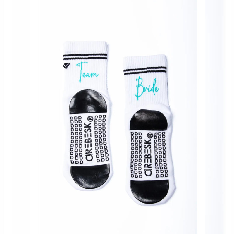 Team Bride Crew Grip Socks