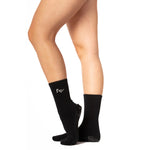 Arebesk Teaser Crew Black Grip Socks 1