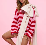 beach riot Ava sweater candy cane stripe