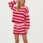 beach riot Balboa short candy cane stripe