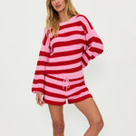 beach riot Balboa short candy cane stripe