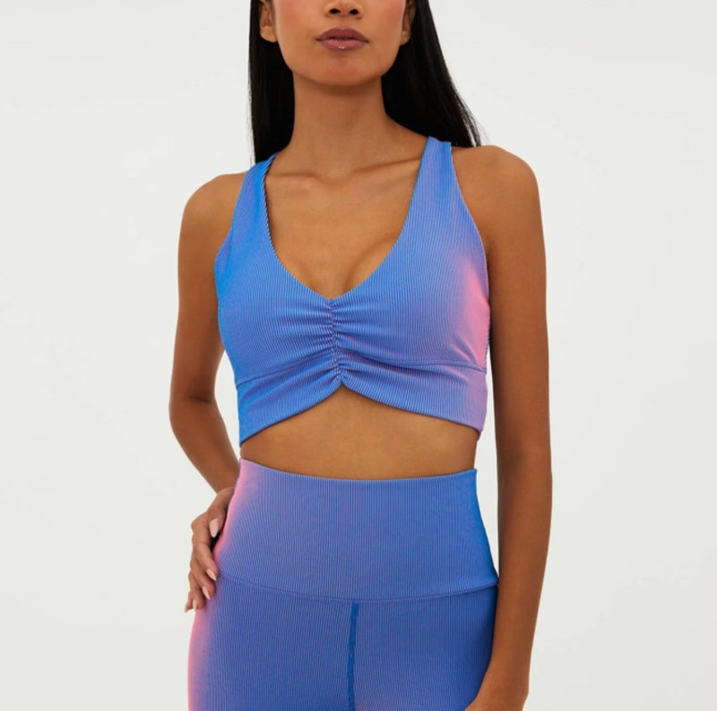 Mindy - Imperial Two-Toned Ribbed Top - Beach Riot – SIMPLYWORKOUT