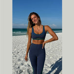 Beach Riot Pamila Legging 7/8 Wintergreen Colorblock 1