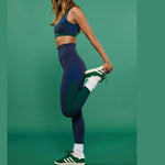 Beach Riot Pamila Legging 7/8 Wintergreen Colorblock 4