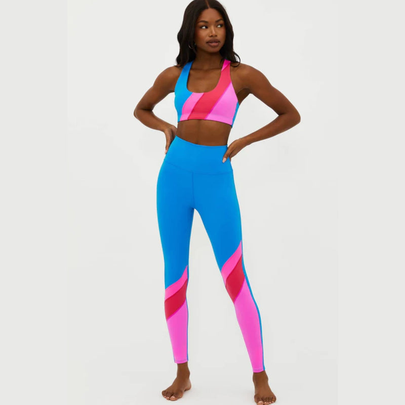 Beach Riot Rio Orchid Colorblock legging