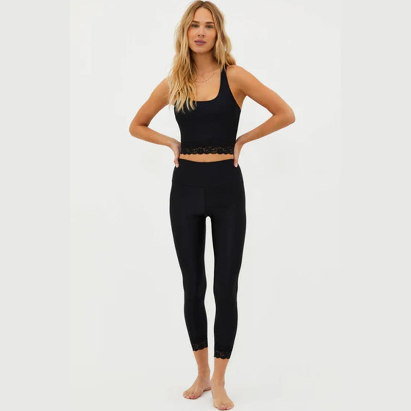 Beach Riot Tayler 7/8 Legging Black Lace 7