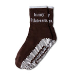 Club Martyn In My Pilates Era Grip Sock Chocolate