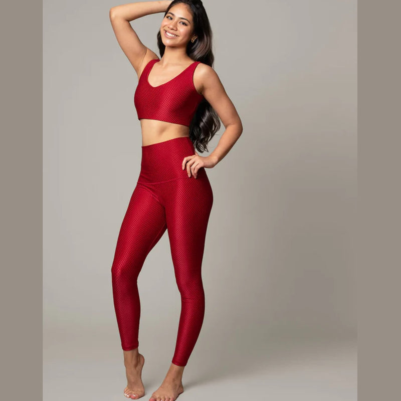 Emily Hsu Ruby Diamonds Jacquard Legging 4