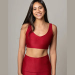 Emily Hsu Ruby Diamonds Jacquard V Crop 4