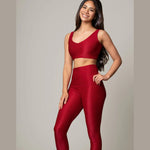 Emily Hsu Ruby Diamonds Jacquard V Crop 5