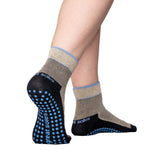 Great Soles Bailey Short Crew Grip Sock Blue/Black