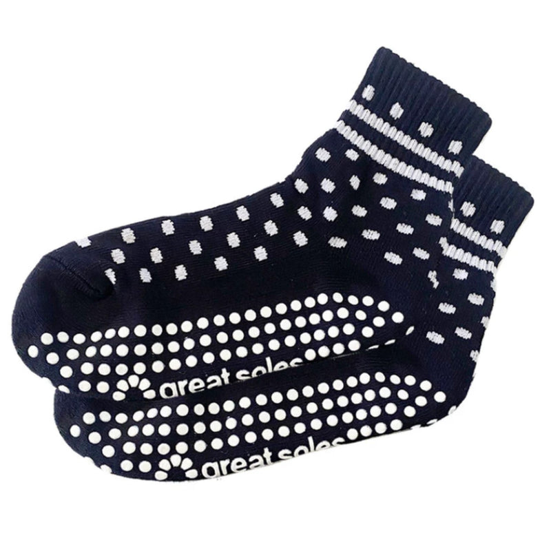 great soles greer polka dot crew socks