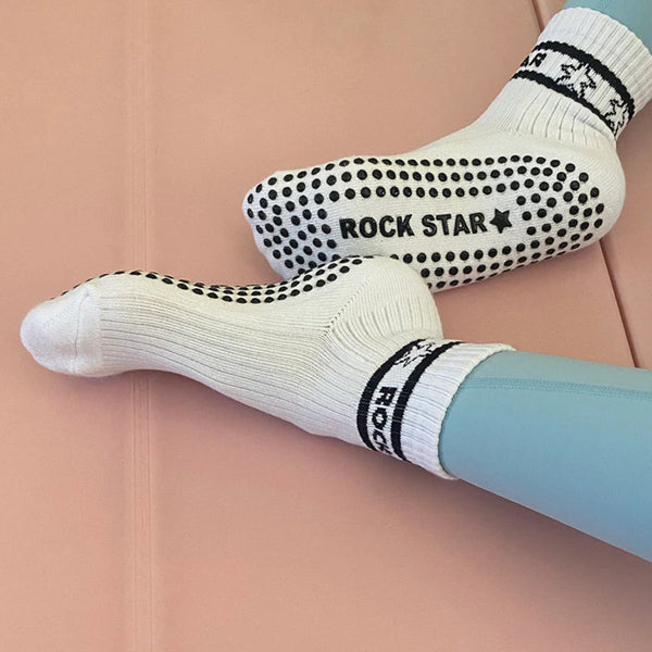 great soles greer rock star crew grip socks