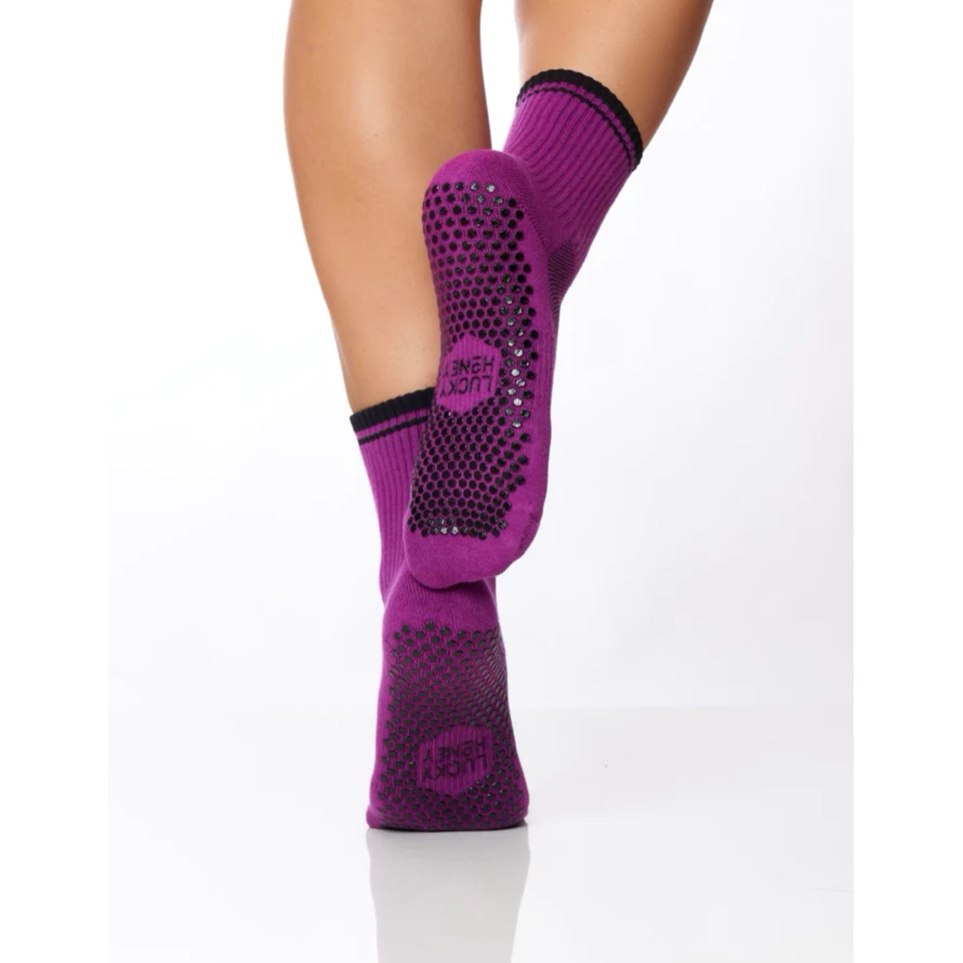 LUCKY HONEY Socks < Barre + Pilates + Yoga Grip Socks – SIMPLYWORKOUT