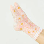 Lucky Honey Flower Power Grip Socks
