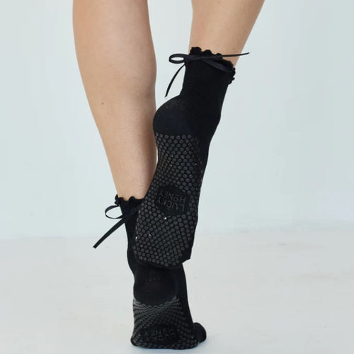 Lucky Honey Juliet Grip Socks Black