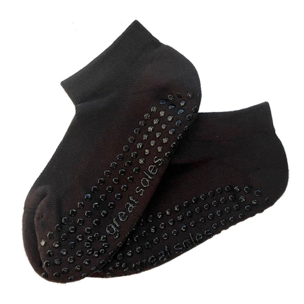 Great Soles Marley Mesh Sport Grip Sock Brown