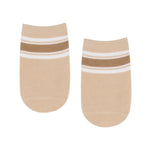 MoveActive Baby Beige Stripes Grips Socks 1