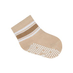 MoveActive Baby Beige Stripes Grips Socks 3