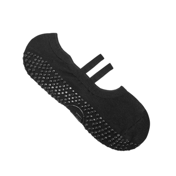 move active ballet classic black grip socks