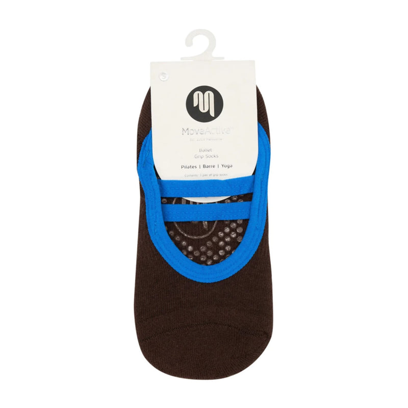 Move Active Ballet Mocha Grip Socks 4