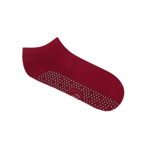 Move Active Classic Low Rise Crimson Grip Socks 3