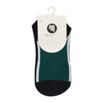 Move Active Classic Low Rise Grip Socks Fluid Green & Black