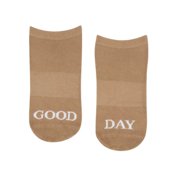 Move Active Classic Low Rise Grip Socks Good Day Beige