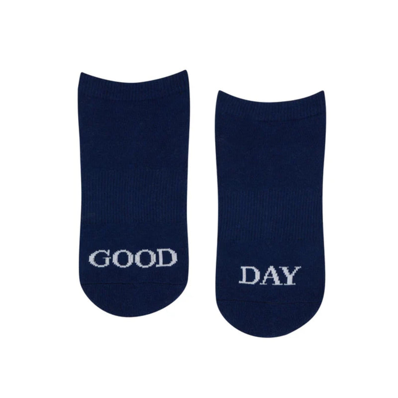 Move Active Classic Low Rise Grip Socks Good Day Navy