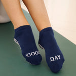 Move Active Classic Low Rise Grip Socks Good Day Navy