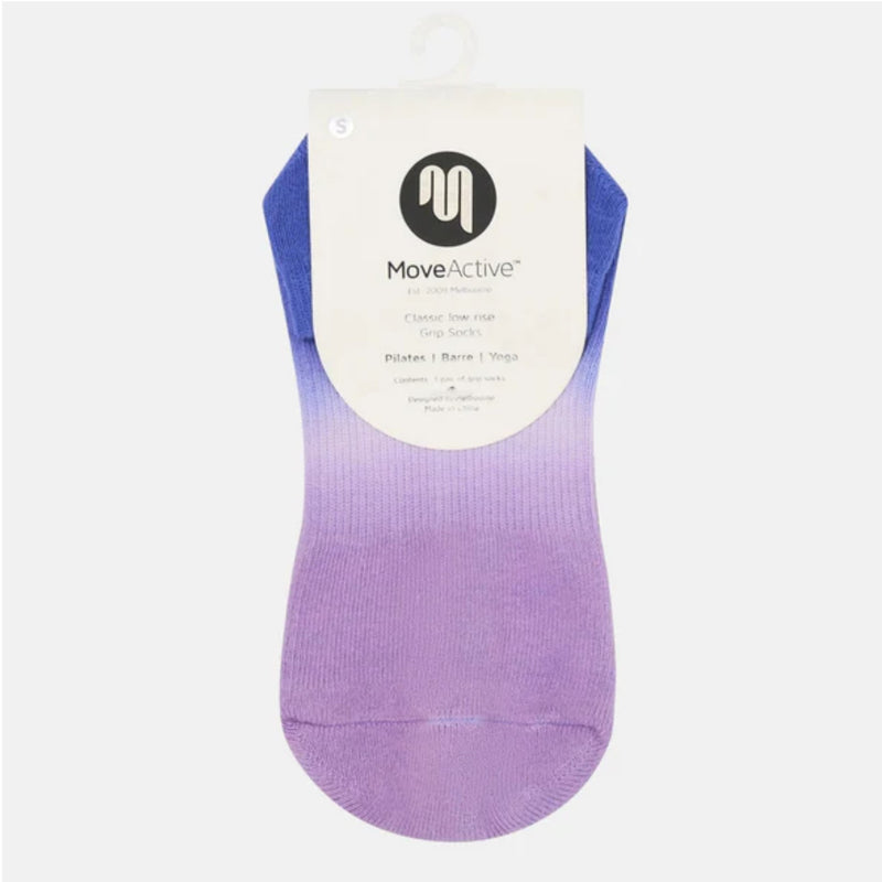 MoveActive Classic Low Rise Orchid Impression Grip Socks 4