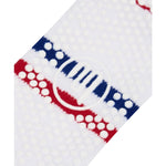 MoveActive Classic Low Rise Polo Stripe White Grip Socks 