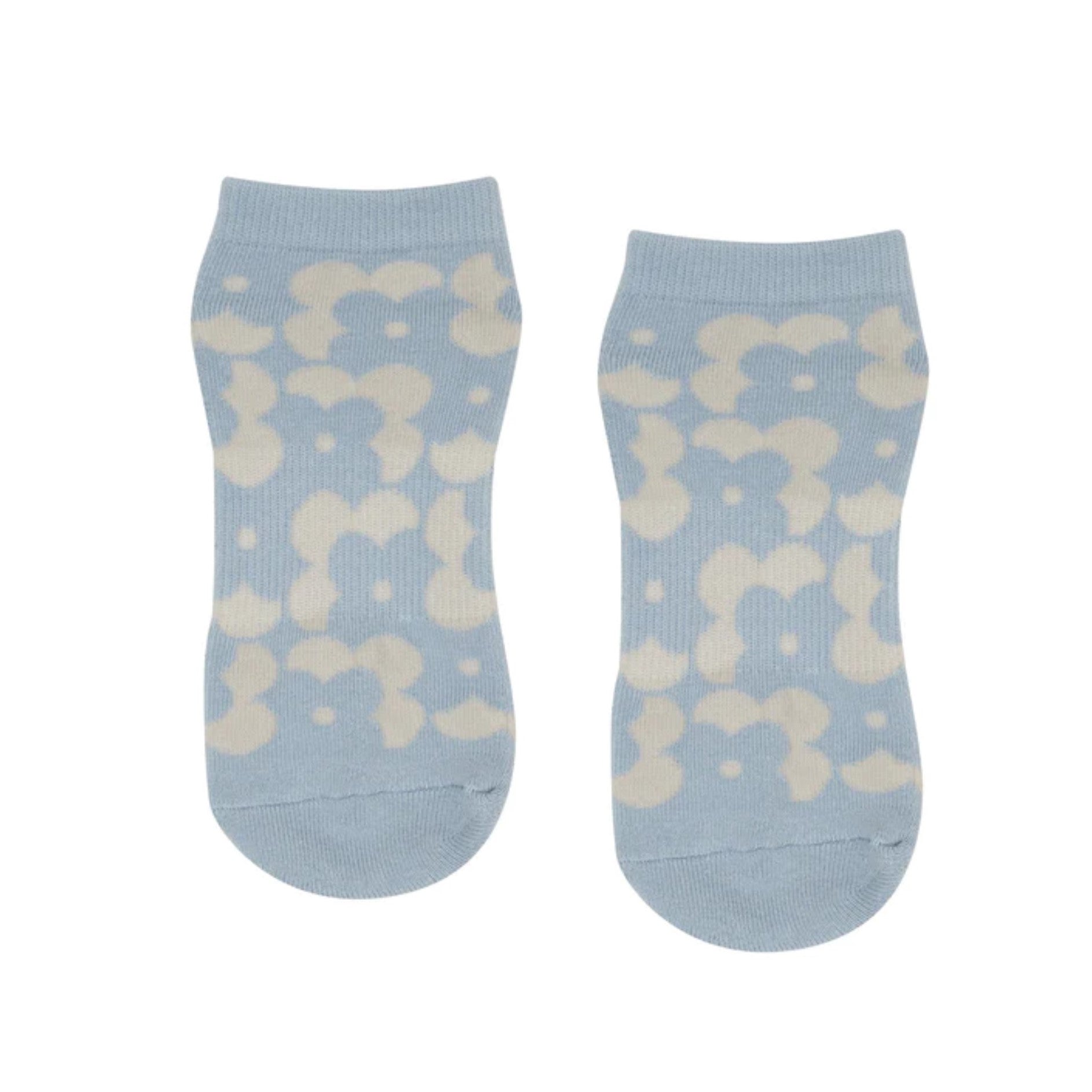 MoveActive Daisy Toeless Mary Jane Grip Yoga Pilates Barre Socks -  Clearance Outlet