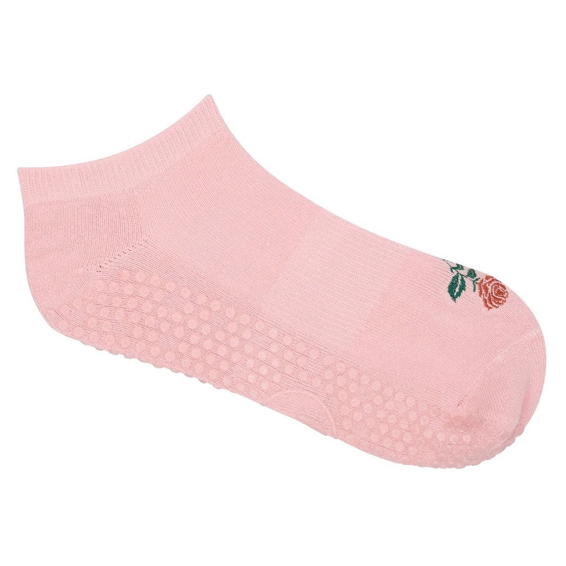 move active classic low rise vintage rose grip socks