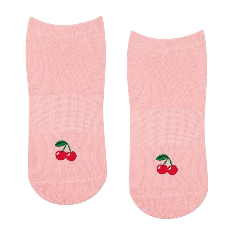 Move Active Classic Low Rise Grip Socks Sweet Cherry 2