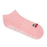 Move Active Classic Low Rise Grip Socks Sweet Cherry 3