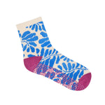 MoveActive Crew Azure Canvas Grip Socks 3