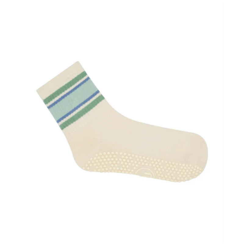 move active crew flour stripes grip socks