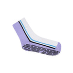 Move Active Crew Grip Socks Fluid White & Purple