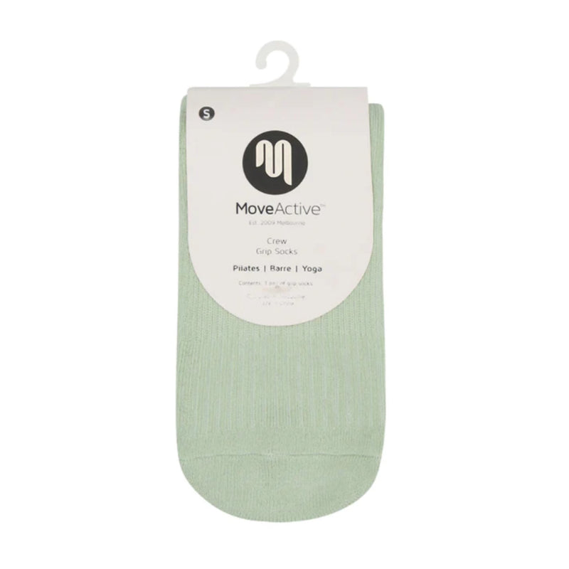 Move Active Crew Grip Socks Foundation Mint