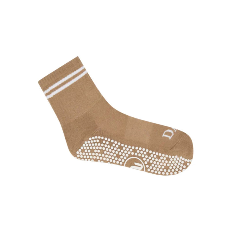 Move Active Crew Grip Socks Good Day Beige