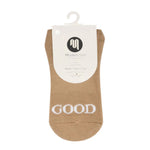 Move Active Crew Grip Socks Good Day Beige