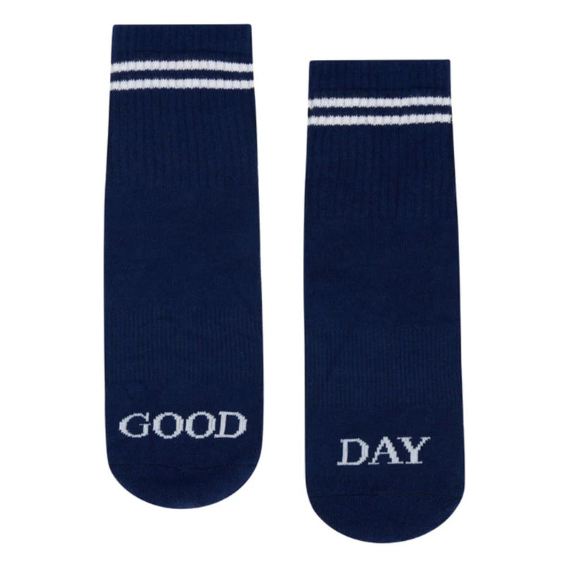 Move Active Crew Grip Socks Good Day Navy